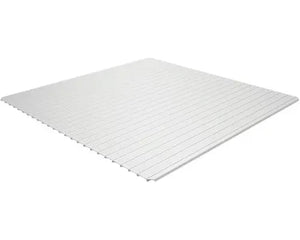 B-Ware Konsta Fußboden Boden Gartenhaus Metall Stahl Silber Fusio L 268 X 268 Cm