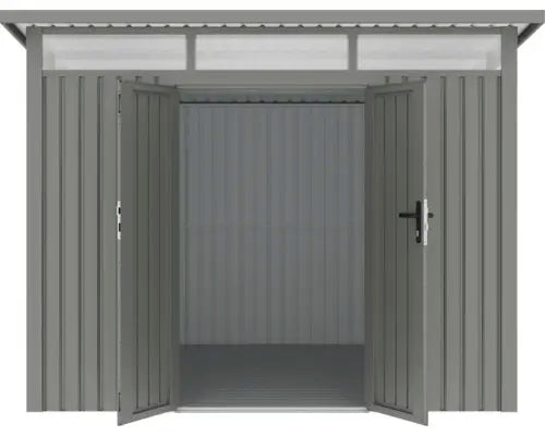 B-Ware Konsta Fußboden Boden Gartenhaus Metall Stahl Silber Fusio L 268 X 268 Cm - 4306516714636