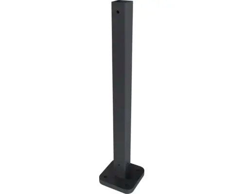 B-Ware Konsta Pfosten Zaunpfosten Rund Verto Metall Aufschrauben Konsole Anthrazit - 4306516692927