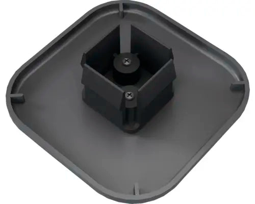 B-Ware Konsta Pfosten Zaunpfosten Rund Verto Metall Aufschrauben Konsole Anthrazit - 4306516692927