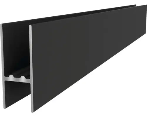 B-Ware Profil Schiene Konsta Profil Verto Zaun Aluminium Metall Schwarz - 4306516692958