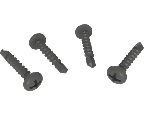 B-Ware Profil Schiene Konsta Profil Verto Zaun Aluminium Metall Schwarz - 4306516692958