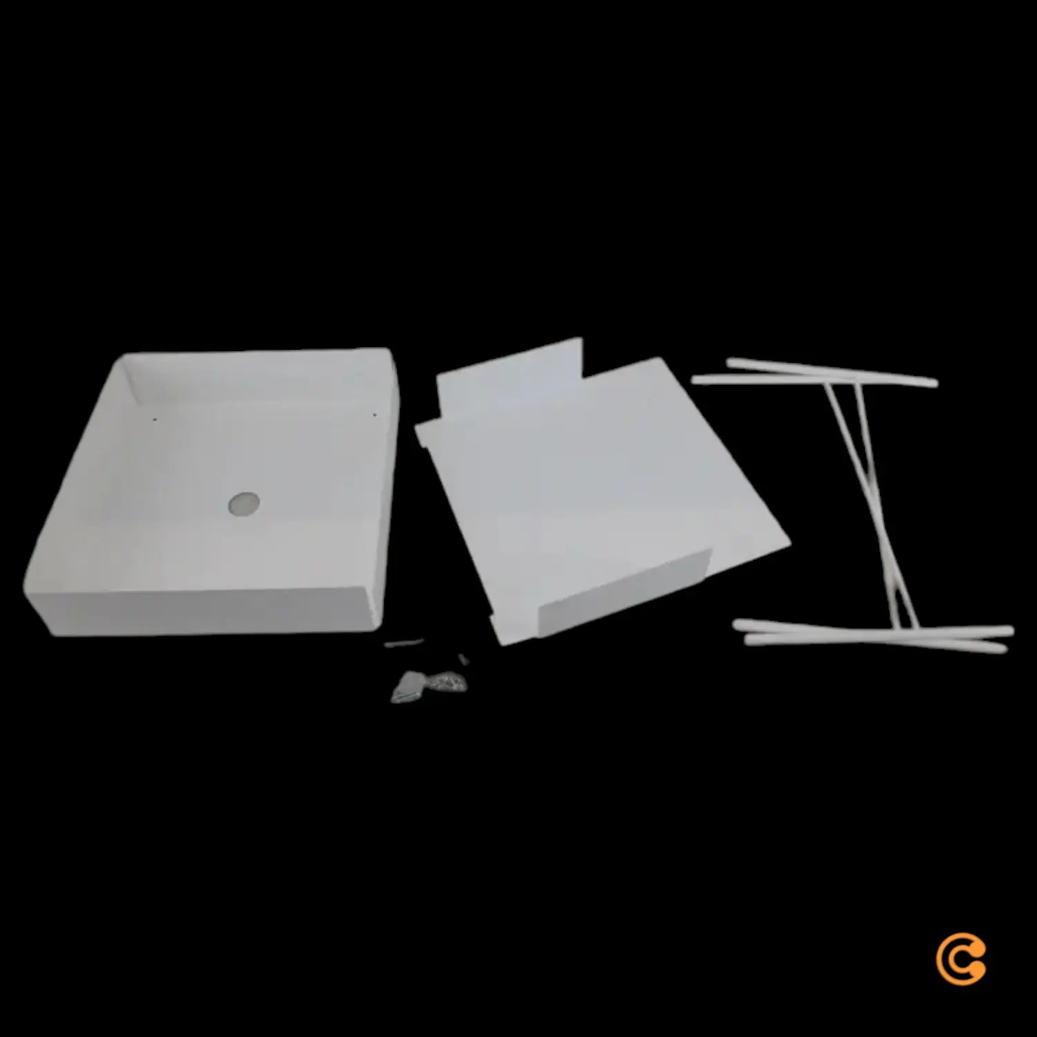 C-Ware Konstantin Slawinski Charge Beistelltisch Tisch Ablage Weiß Filz Siehe Text/Foto - 4260568140983