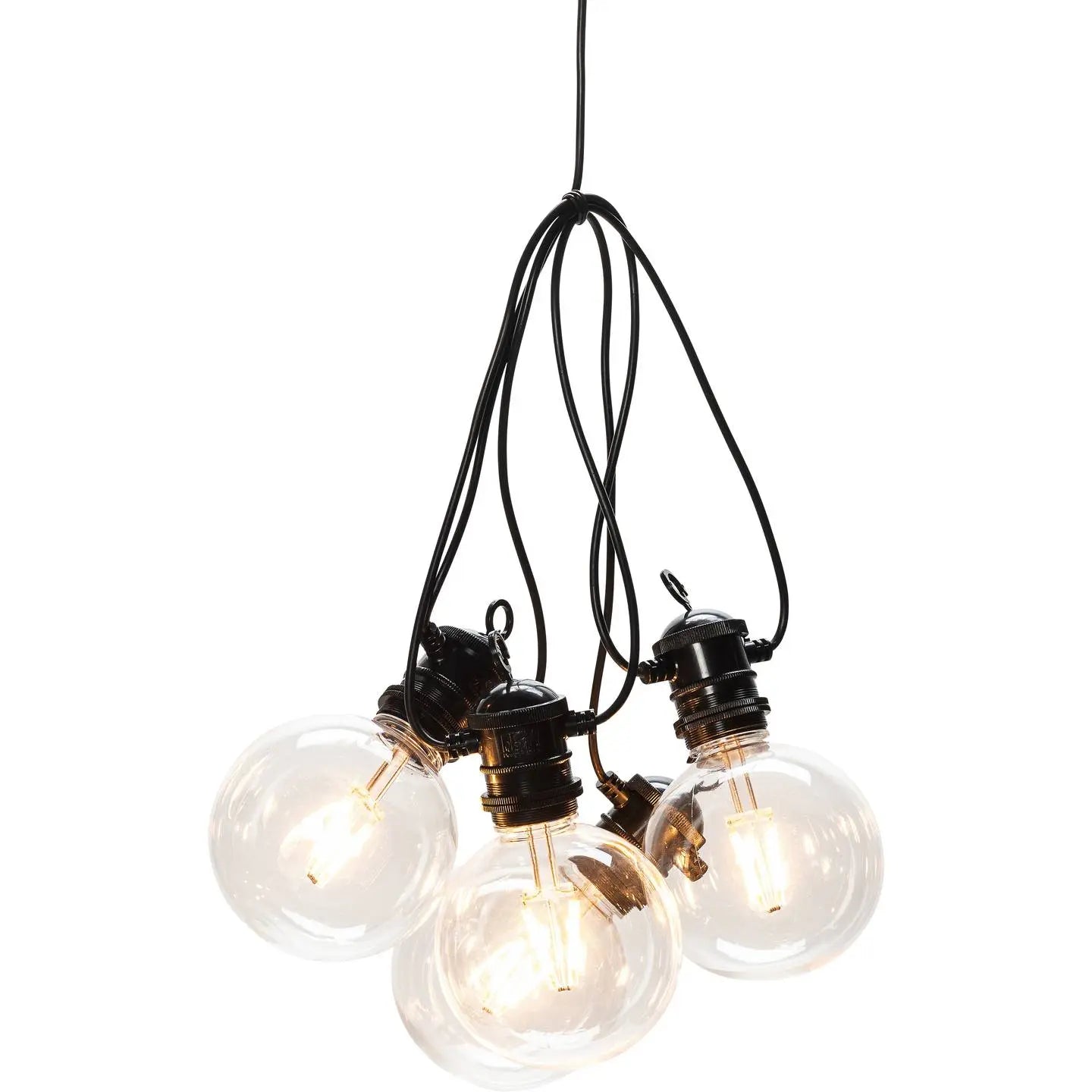 B-Ware Konstsmide Lichterkette Lichtergirlande Led Biergartenkette Bernstein 10 Flg  - 7318302394806