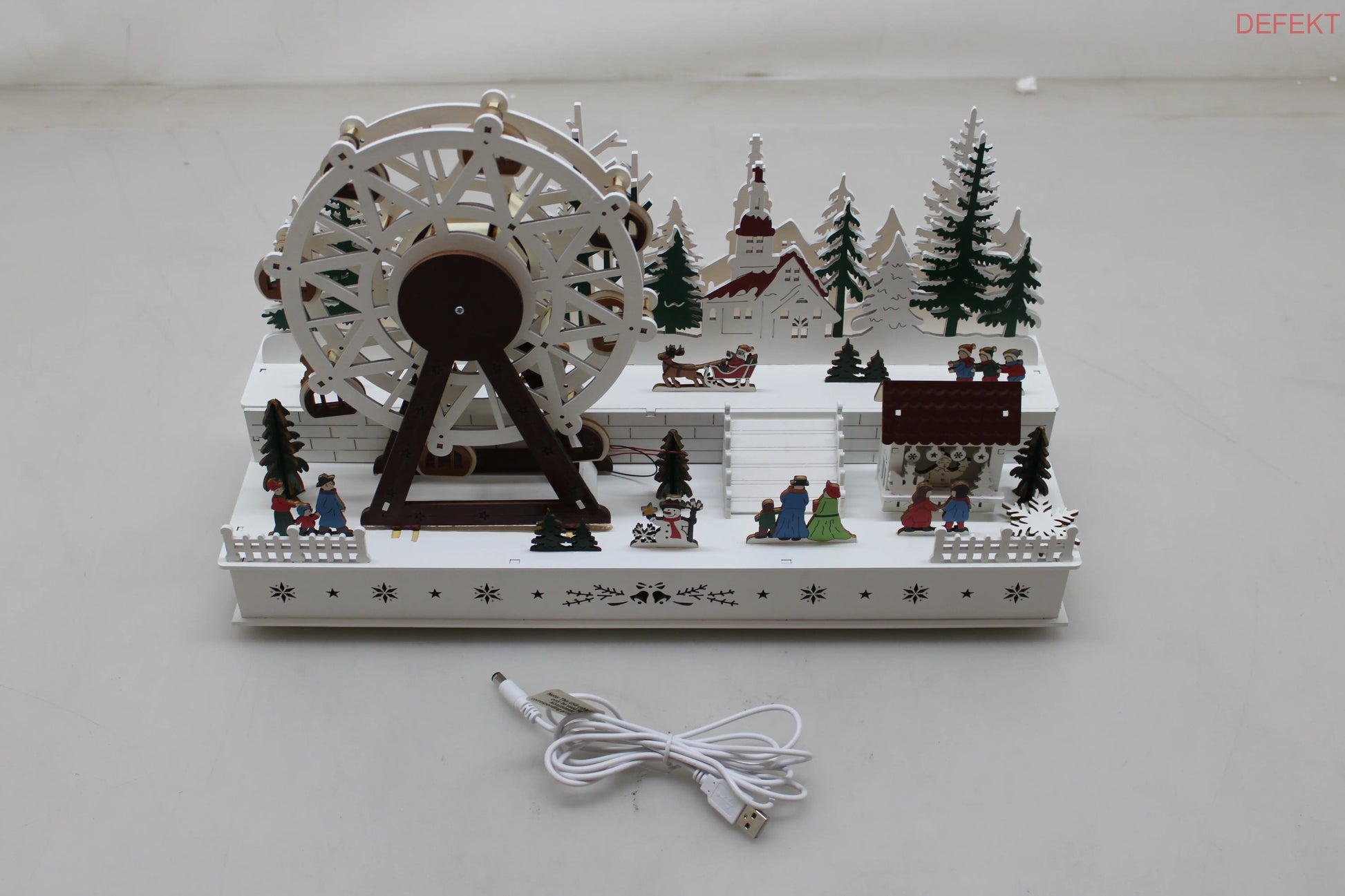 D-Ware Konstsmide Holzfigur Dekorationsfigur Led Figur Weihnachtsmarkt Defektware - 7318300027669