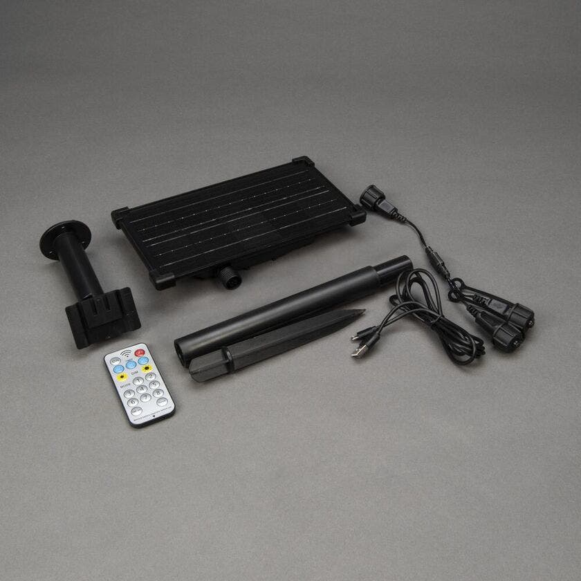 Konstsmide Solar Lichterkette Lichtergirlande LED Außen Bernstein solarbetrieben - 7318303618802