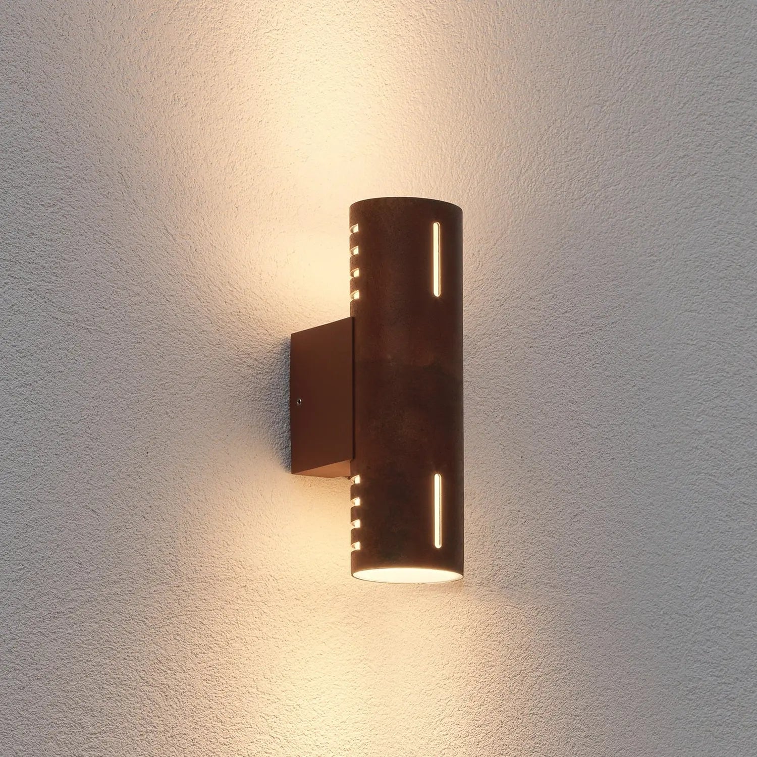 B-Ware Konstsmide Außenwandleuchte Wandlampe Cuneo Rost Außenleuchte Wetterfest Robust  - 7318303659720