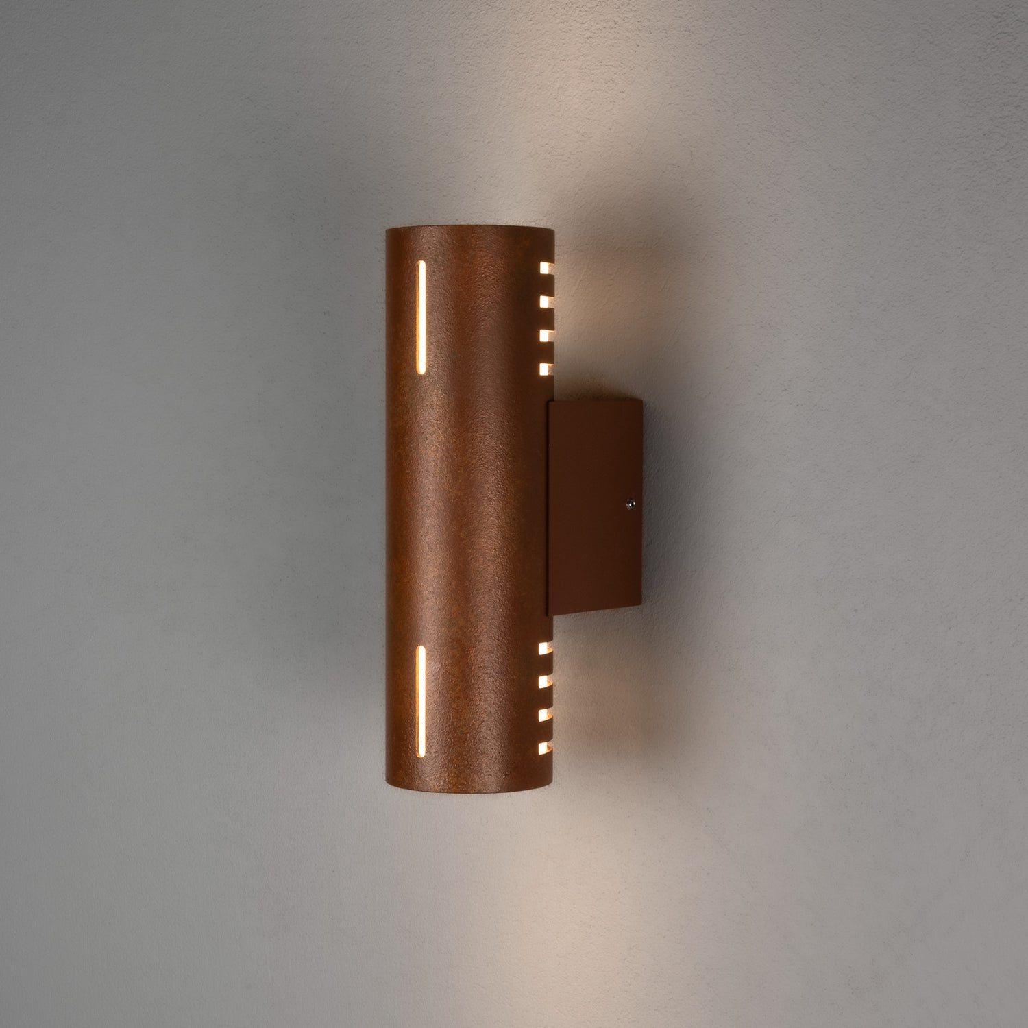 B-Ware Konstsmide Außenwandleuchte Wandlampe Cuneo Rost Außenleuchte Wetterfest Robust  - 7318303659720