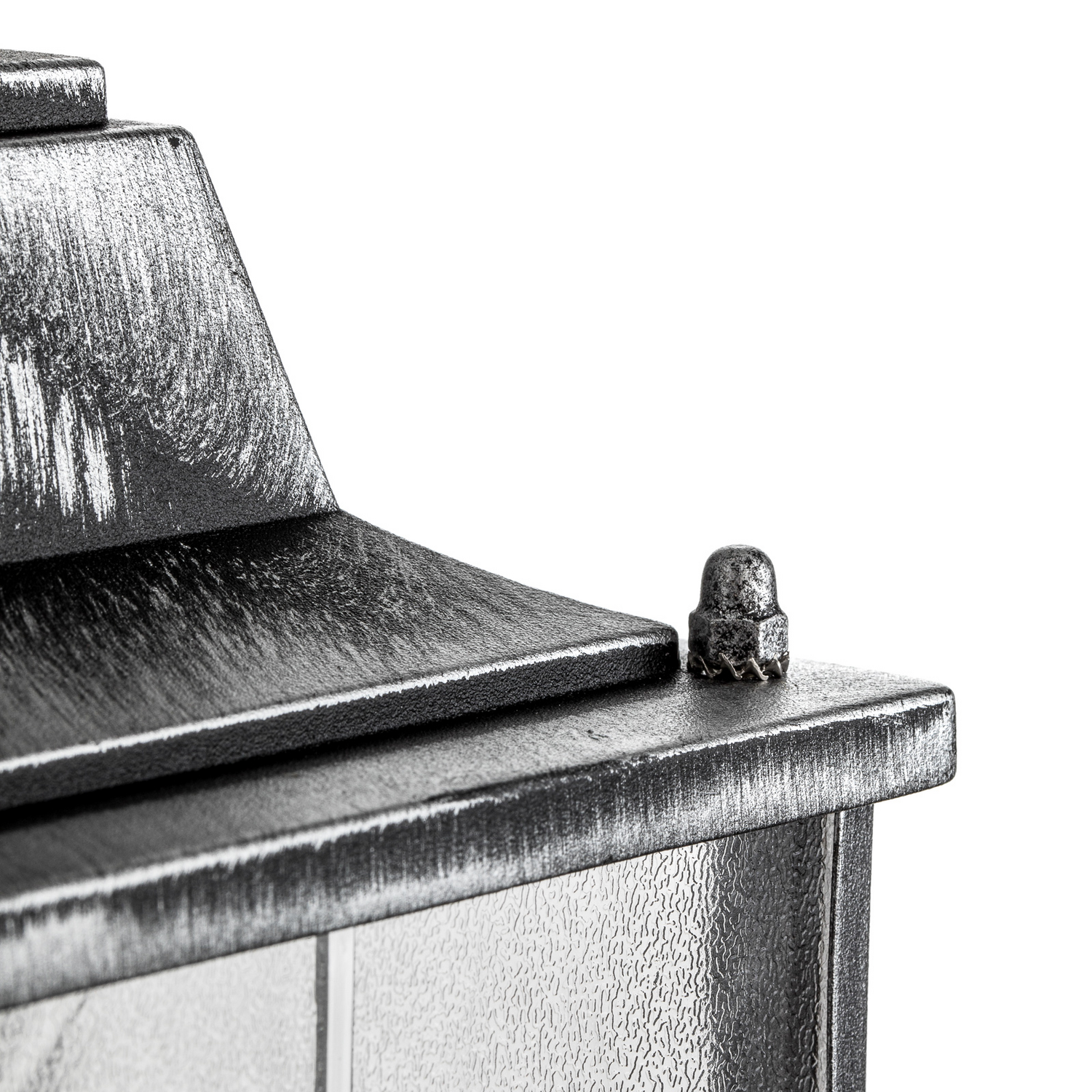 B-Ware Konstsmide Außenwandleuchte Milano Laterne Außenlampe Stehlampe Schwarz - 7318302477592