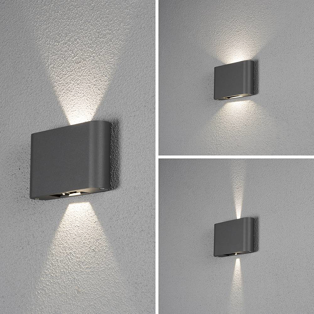 B-Ware Konstsmide Chieri Led Außenwandleuchte 12 W Wandleuchte Außen Leuchte Lampe Wand  - 7318307854374