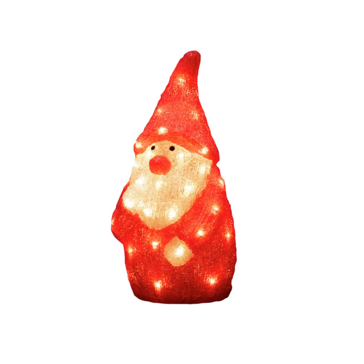 B-Ware Konstsmide Christmas Led Dekofigur Weihnachtsmann Figur Weihnachtsdeko H38cm Rot - 7318306243100