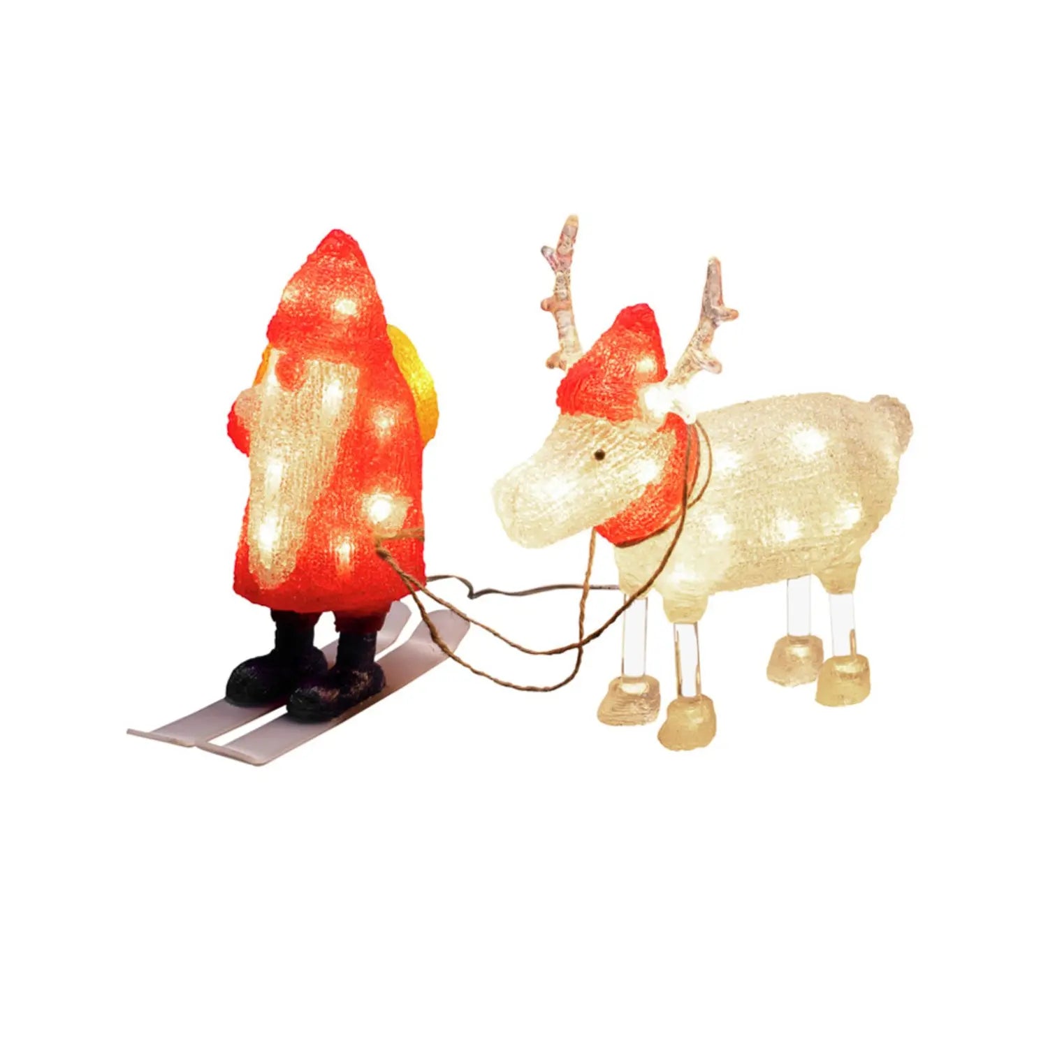 B-Ware Konstsmide Led Dekoleuchte Weihnachtsmann Figur Rentier Lichter Weihnachten  - 7318302391034