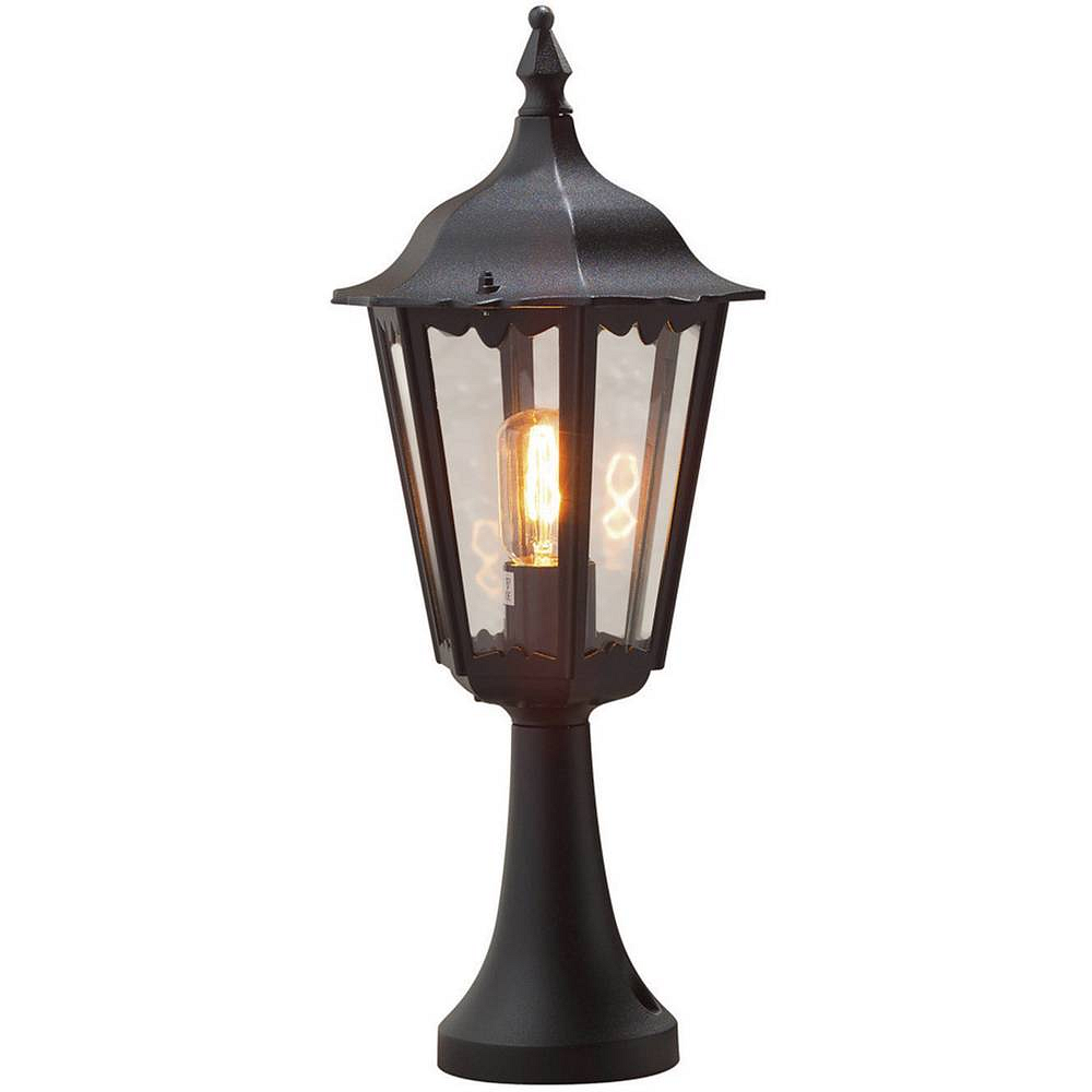B-Ware Konstsmide Firenze 7214 750 Außenstandleuchte 55 Cm 100 W E27 Schwarz 2 Stück - 7318307214758