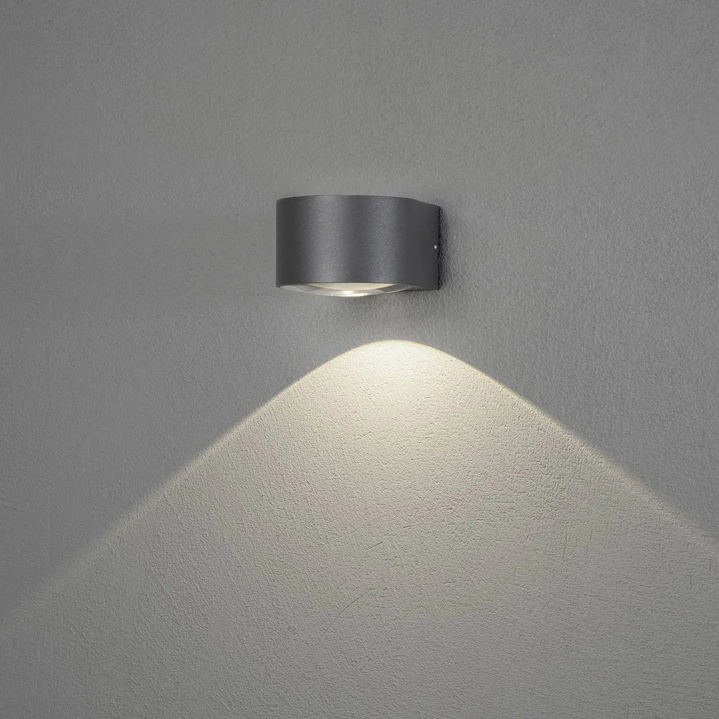 B-Ware Konstsmide Wandleuchte Gela Wandleuchte Lampe Leuchte 1 Flammig Schwarz Klarglas - 7318307881370