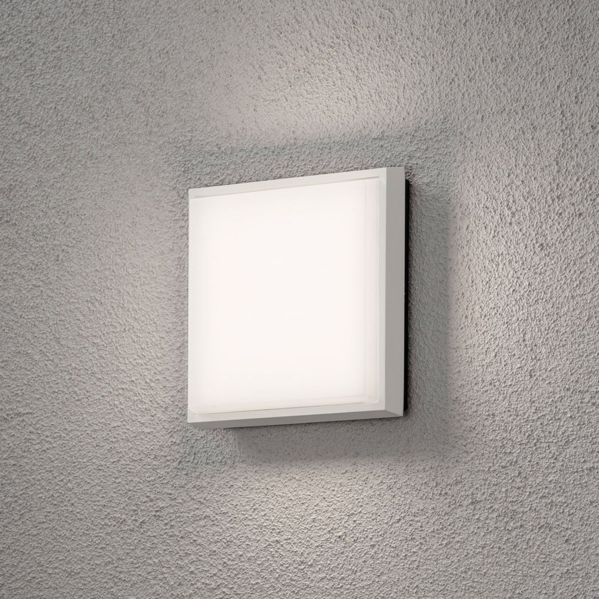 Außenwandleuchte Wandlampe Konstsmide LED Cesena weiß matt Aluminium Kunststoff - 7318307975253