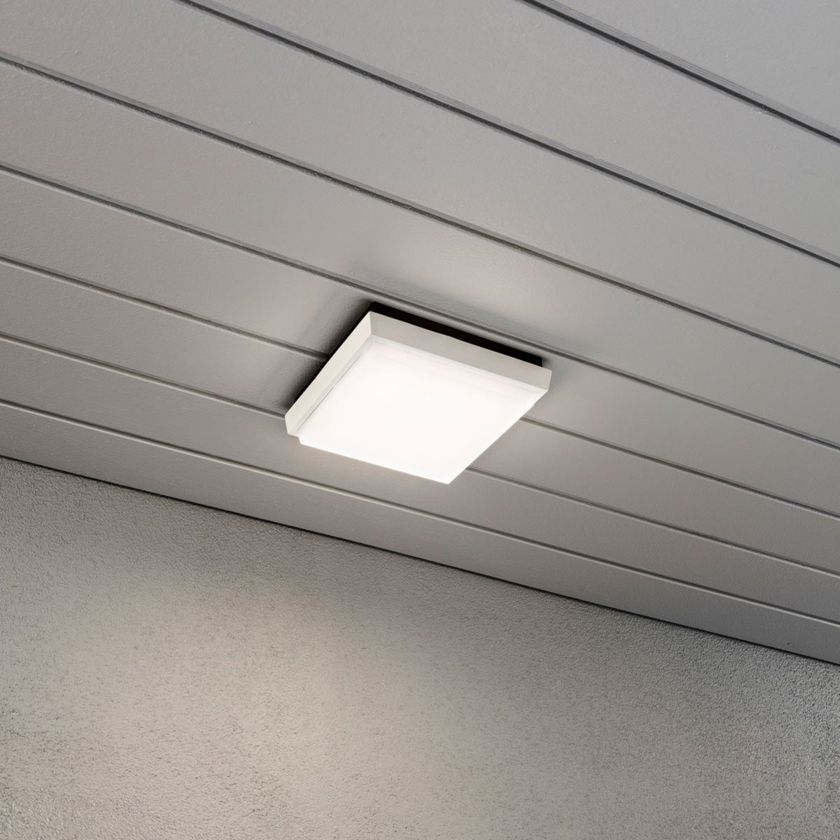 Außenwandleuchte Wandlampe Konstsmide LED Cesena weiß matt Aluminium Kunststoff - 7318307975253