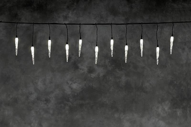 B-Ware Konstsmide Led Lichterketten System Erweiterung Eiszapfen Licht 24 V Warmweiß - 7318306521079