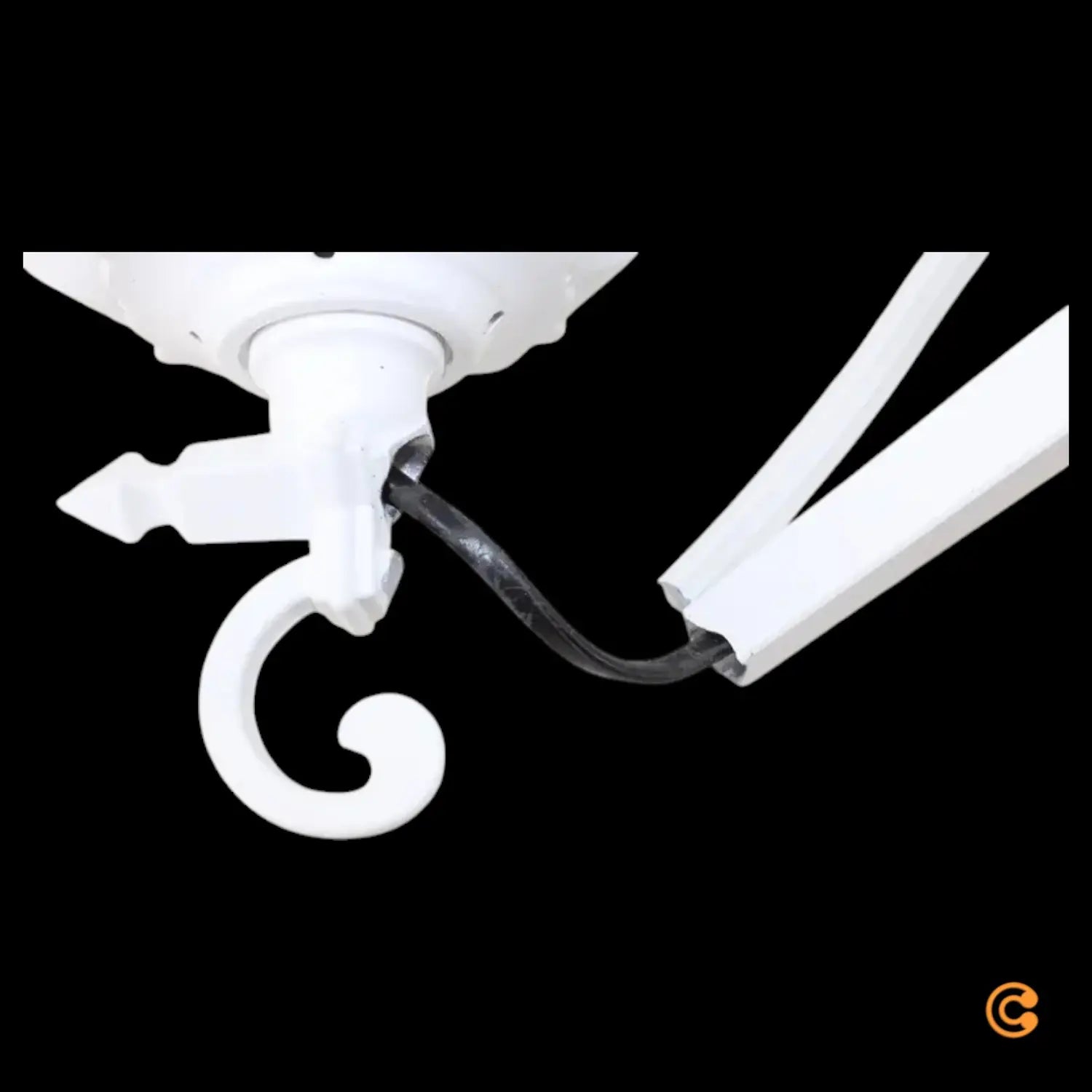 C-Ware Konstsmide Mastleuchte Außenleuchte Firenze Mastlampe Weiß Siehe Text/Foto - 7318307217254