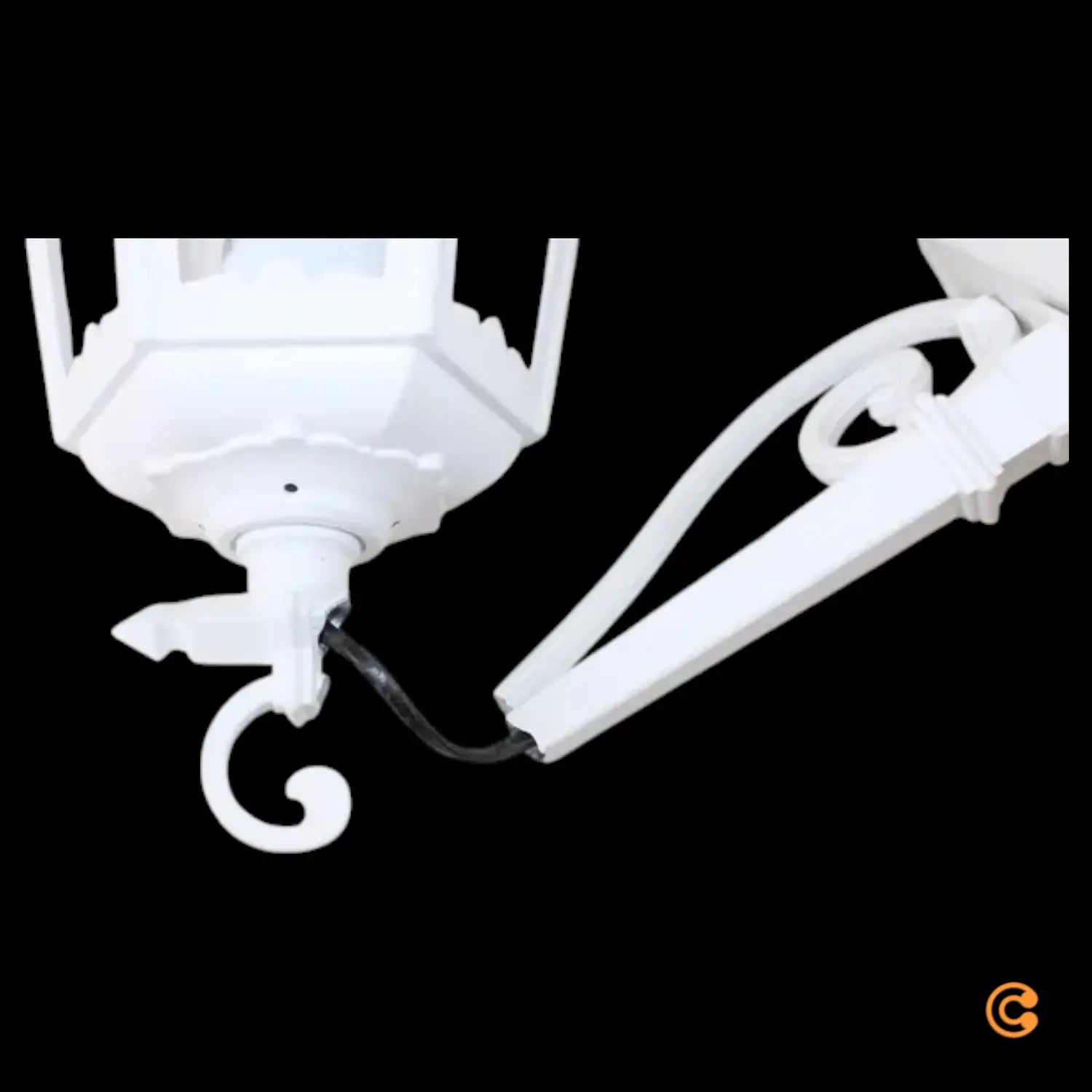 C-Ware Konstsmide Mastleuchte Außenleuchte Firenze Mastlampe Weiß Siehe Text/Foto - 7318307217254