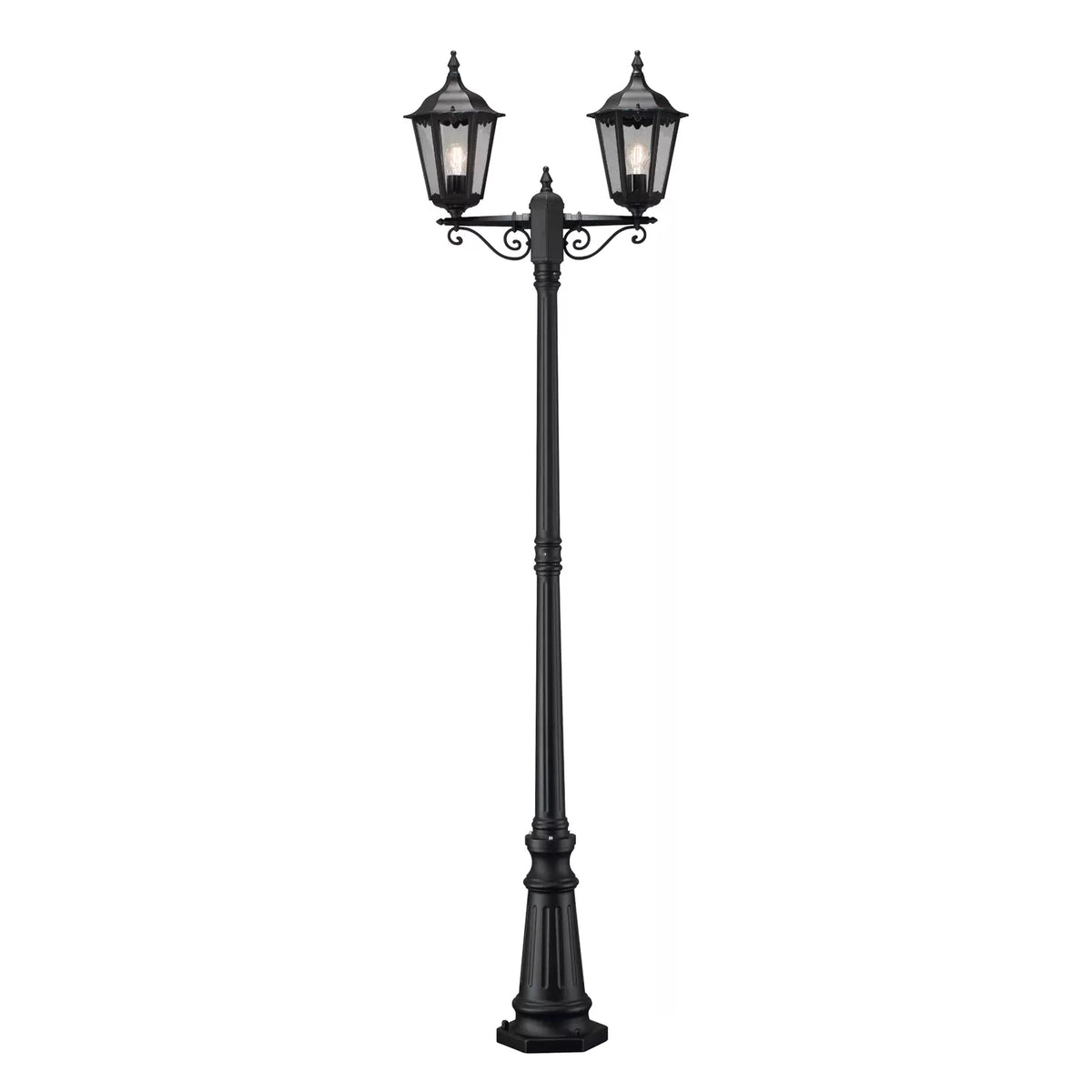 Konstsmide Mastleuchte Firenze Stehlampe Straßenlaterne Lampe 2-flammig schw67 - 7318307234756