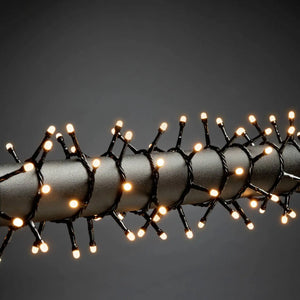 B-Ware Konstsmide Lichterkette Lichterband Micro Led Bernstein Innen Schwarz Kompakt