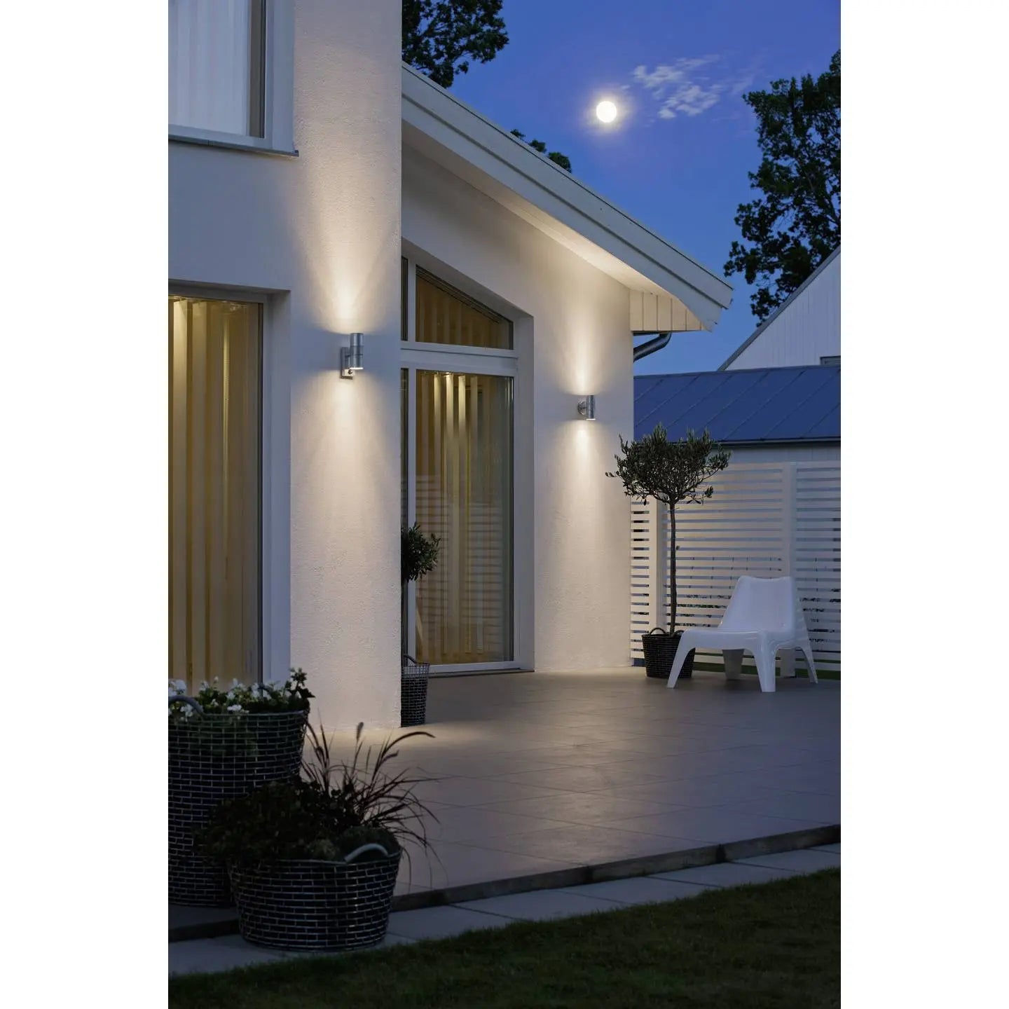 B-Ware Konstsmide Modena 7542 320 Außenwandleuchte Bewegungsmelder Halogen Gu10 Led 70 W - 7318307542325