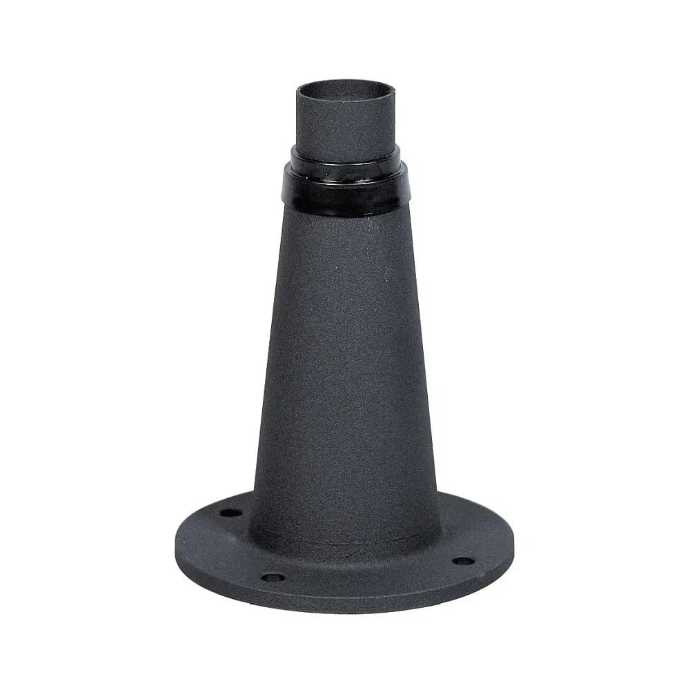 B-Ware Konstsmide Leuchtenfuß Sockel Junior Aluminium Guss Schwarz Außenbereich Boden - 7318305747500
