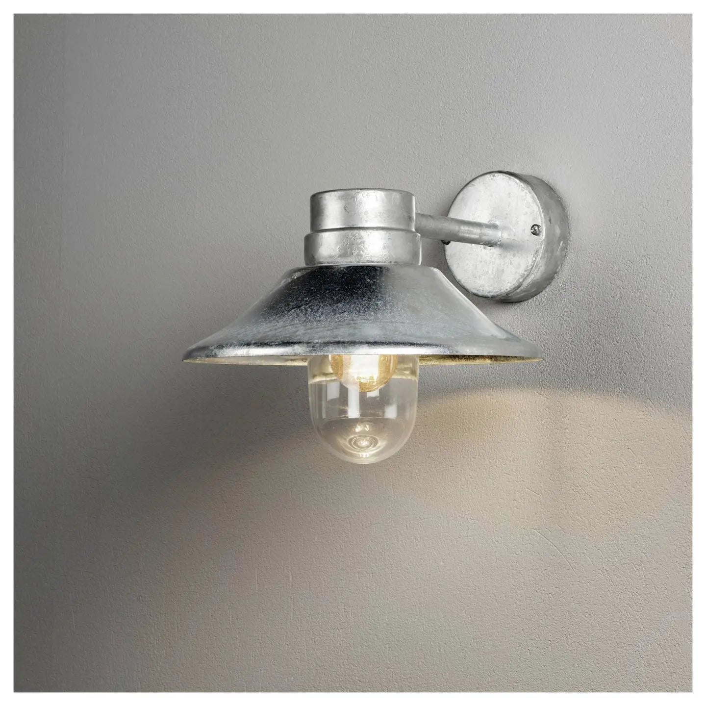 B-Ware Konstsmide Außenwandleuchte Wandleuchte Vega Außenlampe Galvanisiert - 7318304283214