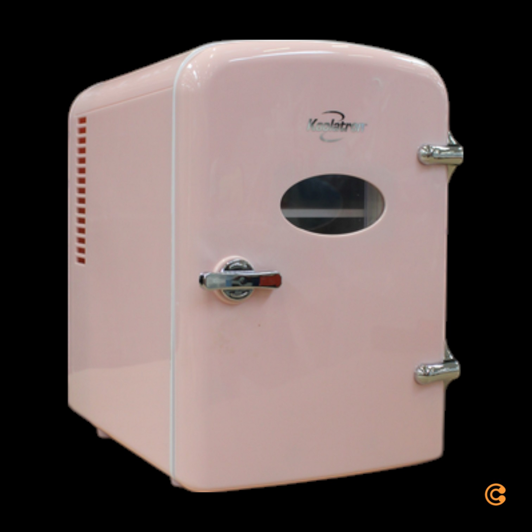 Koolatron Krt04 P De Retro Mini Kühler Kompaktkühlschrank Getränkekühler Rosa B-Ware