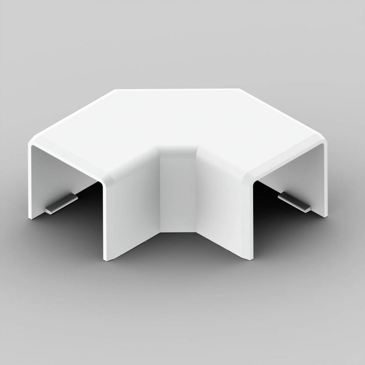 KOPOS Winkelstück Eckstück Installationswinkel Leitung weiß  21x19 mm 10 STÜCK - 8595057610941
