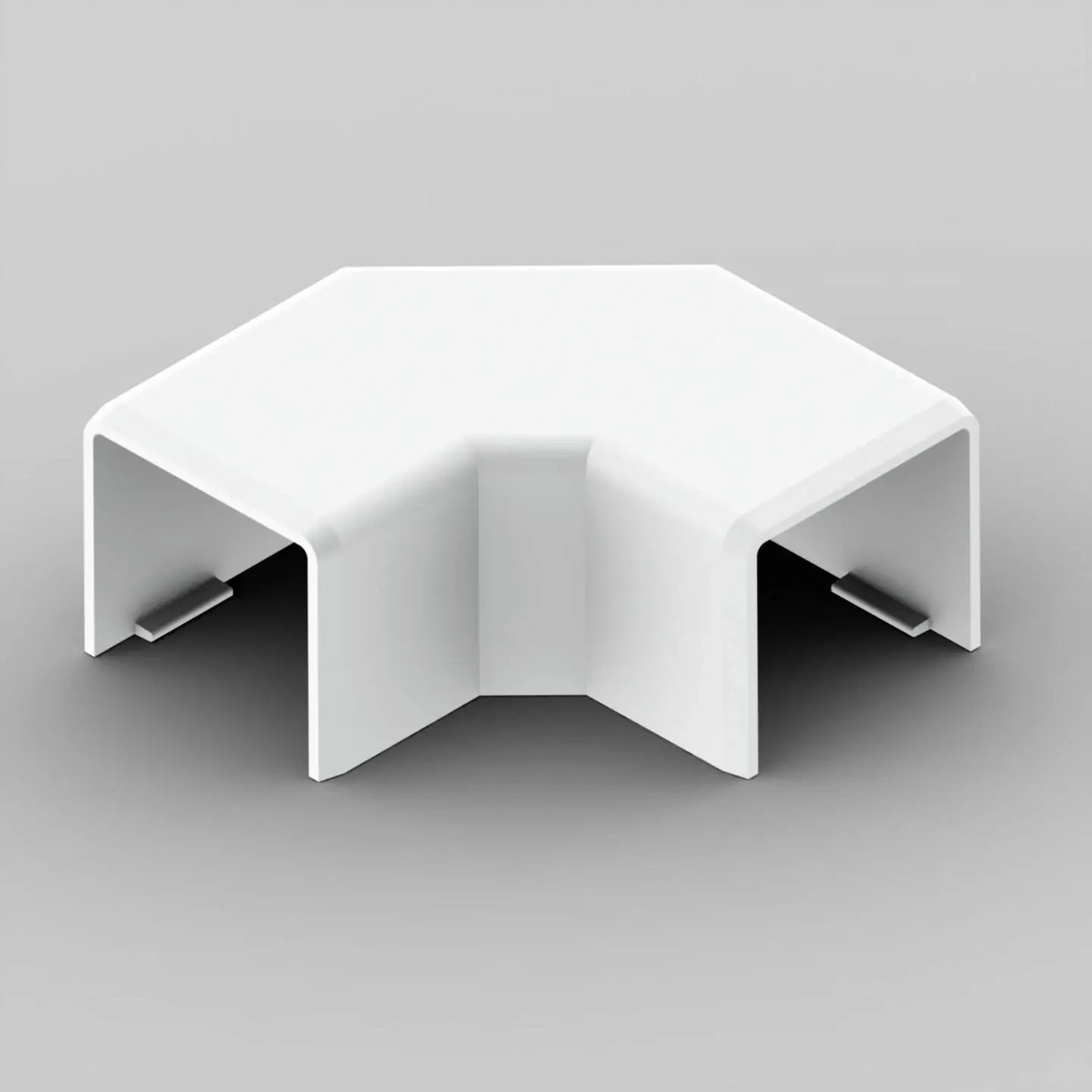 B-Ware Kopos Winkelstück Eckstück Installationswinkel Leitung Weiß  21x19 Mm 10 Stück - 8595057610941