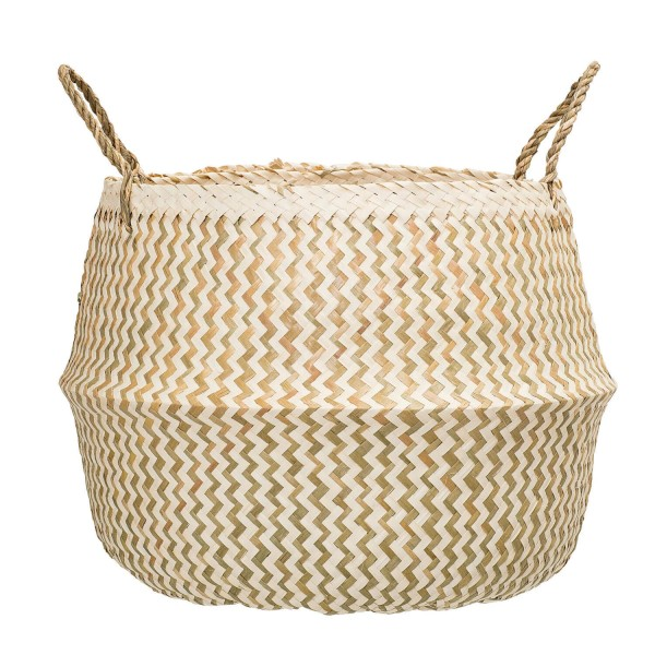 Bloomingville Korb Seegras Aufbewahrungskorb Natur ø 42cm H X ø 34x42cm  B-Ware - 5711173188031