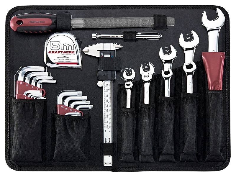 B-Ware Kraftwerk Werkzeugkoffer Set Werkzeugkiste Alu Pro 263tlg Silber Handwerker - 7612206107693