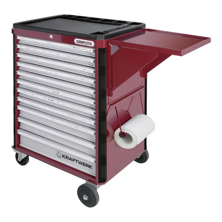 B-Ware Kraftwerk Seitentisch Ablage Für Werkstattwagen Hightech Rot Ersatzteil Zubehör