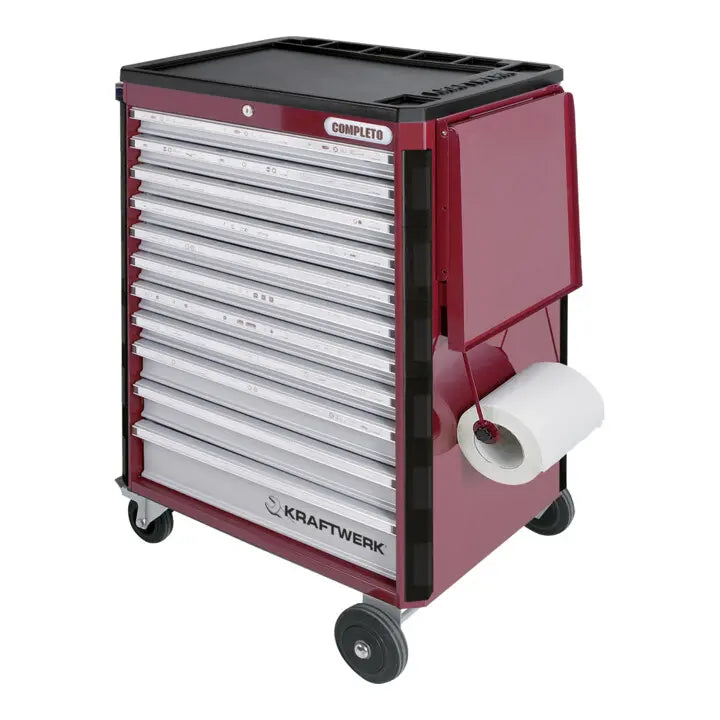 B-Ware Kraftwerk Seitentisch Ablage Für Werkstattwagen Hightech Rot Ersatzteil Zubehör