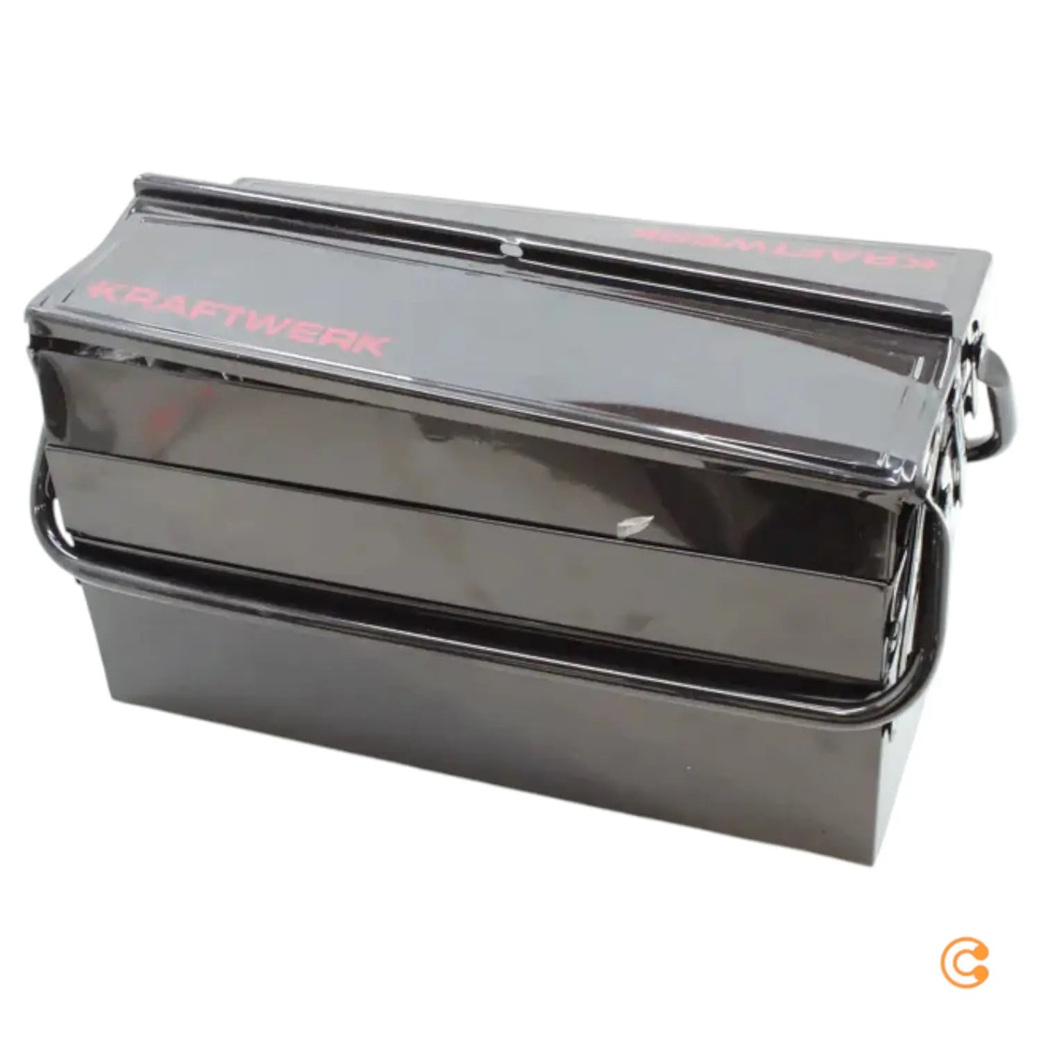 B-Ware Kraftwerk Werkzeugkiste Kasten Set Schwarz 1/4 1/2 106tlg Siehe Text/Foto - 7614406127813