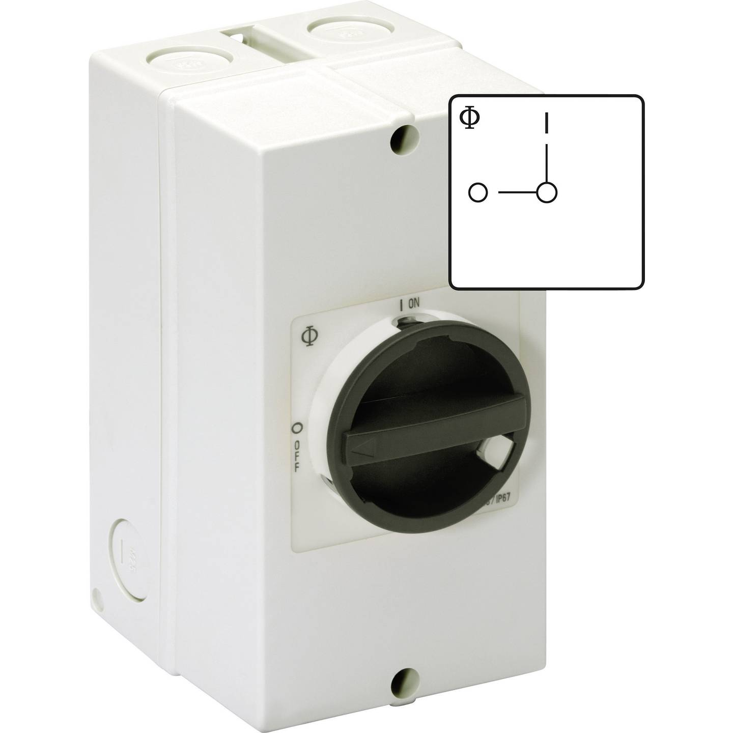 B-Ware Kraus & Naimer Reparaturschalter Schalter Hauptschalter Absperrbar Schwarz 32 A - 9004257068098