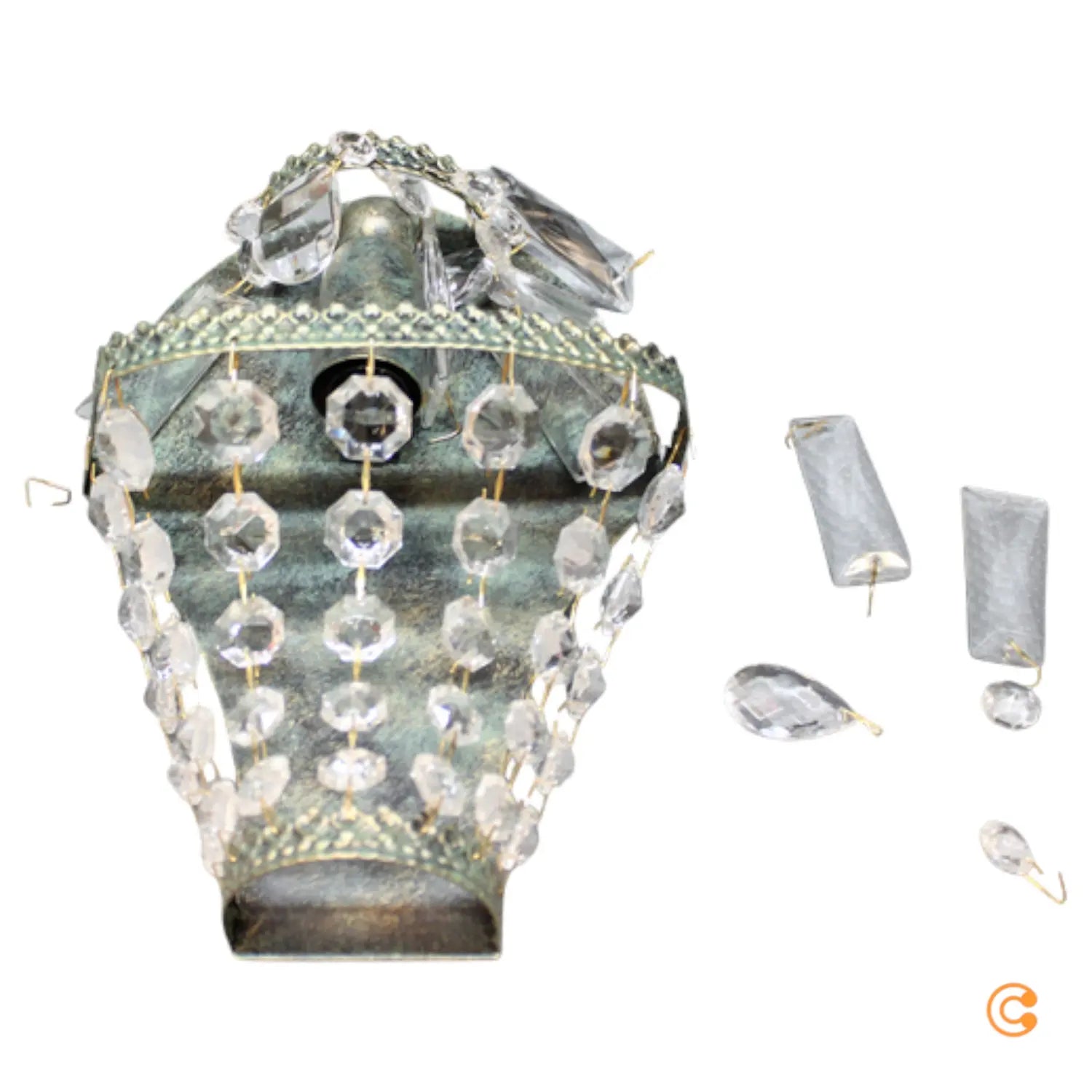 C-Ware Kögl Kristall Wandleuchte Cupola Wandleuchte Wandlicht Lampe Siehe Text/Foto - 4040766141148