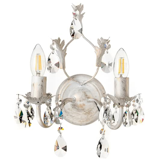 B-Ware Euluna Kristall Wandleuchte Teresa Wohnzimmerleuchte Wandlampe Flurleuchte E14 - 8030626541405