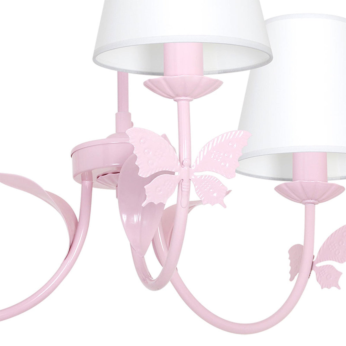Eko-Light Kronleuchter Lampe Alice Deckenleuchte Hängeleuchte pink 3-flg - 5902693746577