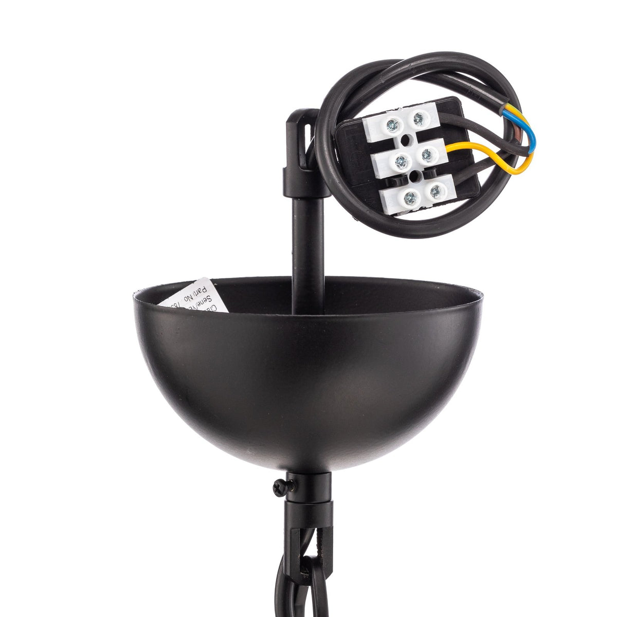 Avonni AV-7002-1876-6BSY Kronleuchter Hängeleuchte schwarz 6-flammig E27 LED - 8698957178525