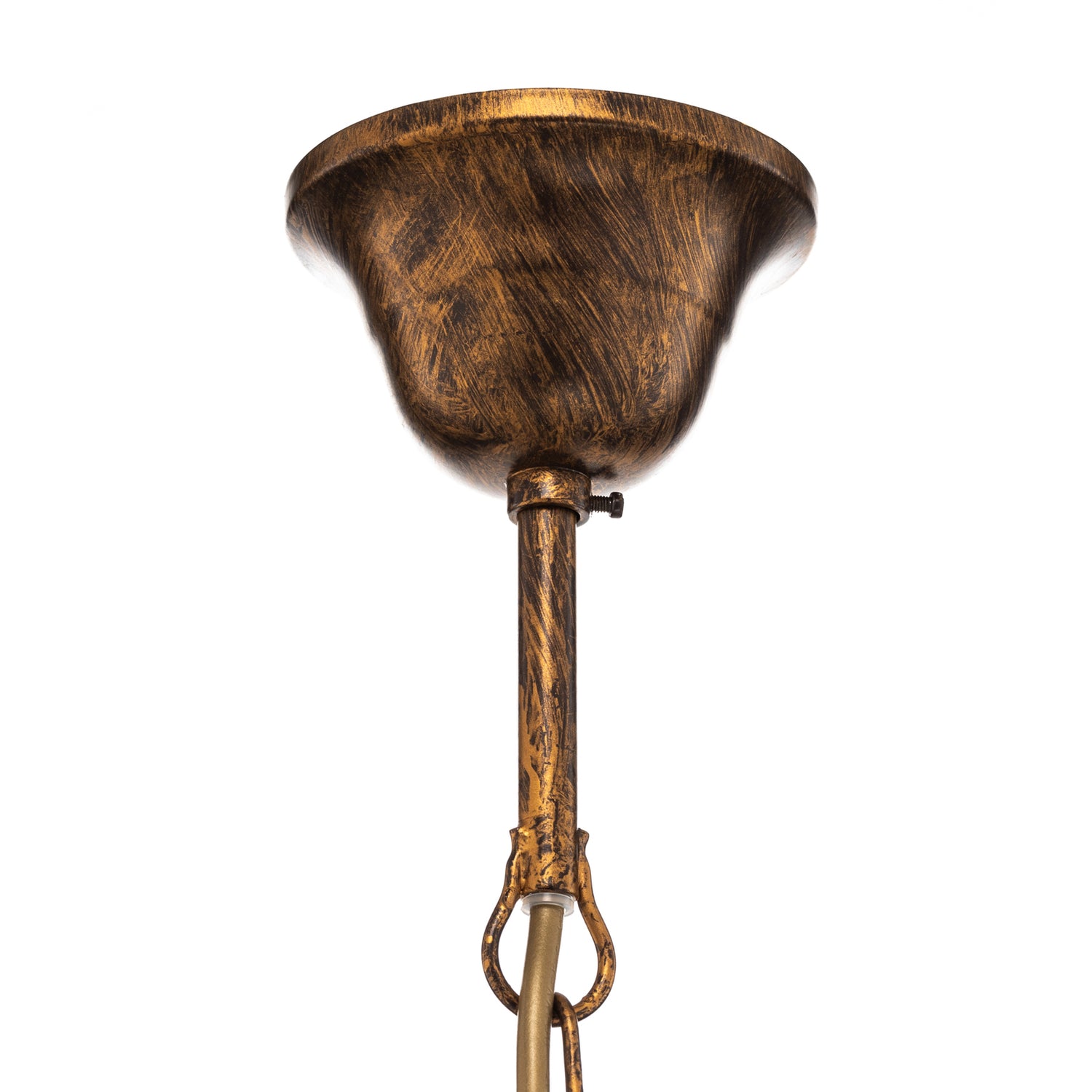 B-Ware Kronleuchter Hängeleuchte Botte Bronze Metall Kristall Achtflammig Dimmbar 55 Cm - 8030626541818