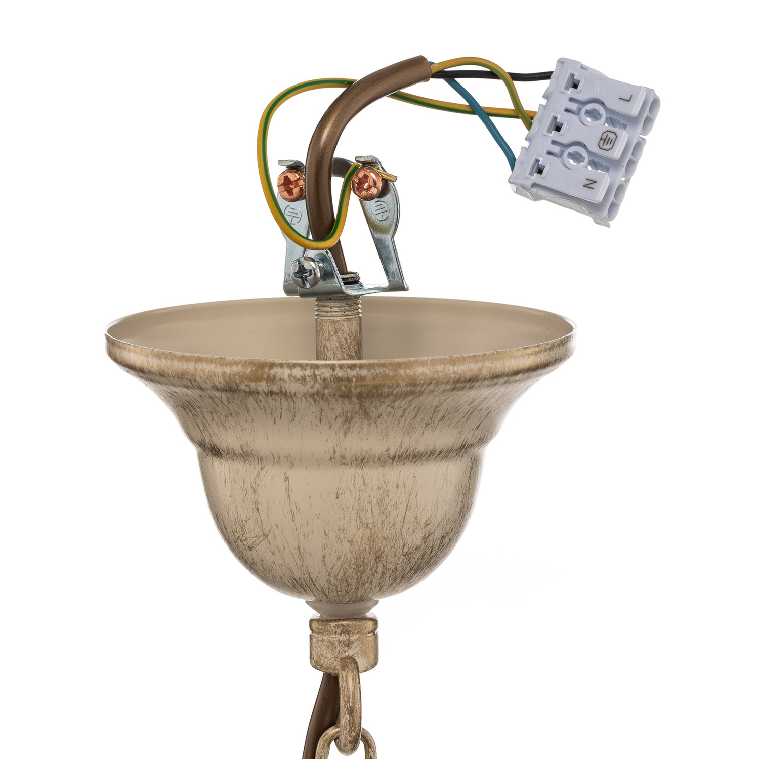 B-Ware Florina Kronleuchter Hängeleuchte Hängelampe Leuchte Lampe Deckenleuchte Licht