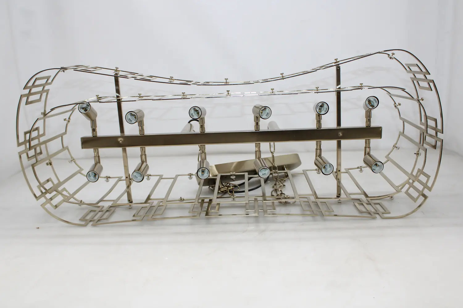 B-Ware Lucea Kronleuchter Deckenleuchte Karmella 100 Cm Messing Siehe Text/Foto - 8698525632329
