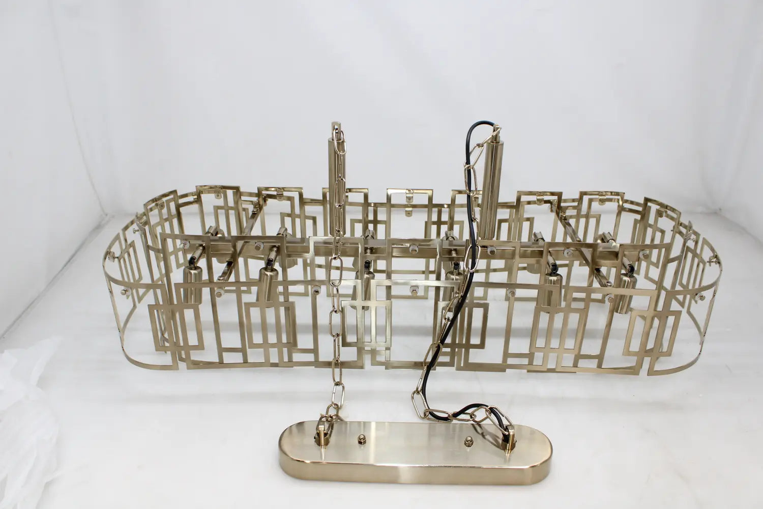 B-Ware Lucea Kronleuchter Deckenleuchte Karmella 100 Cm Messing Siehe Text/Foto - 8698525632329