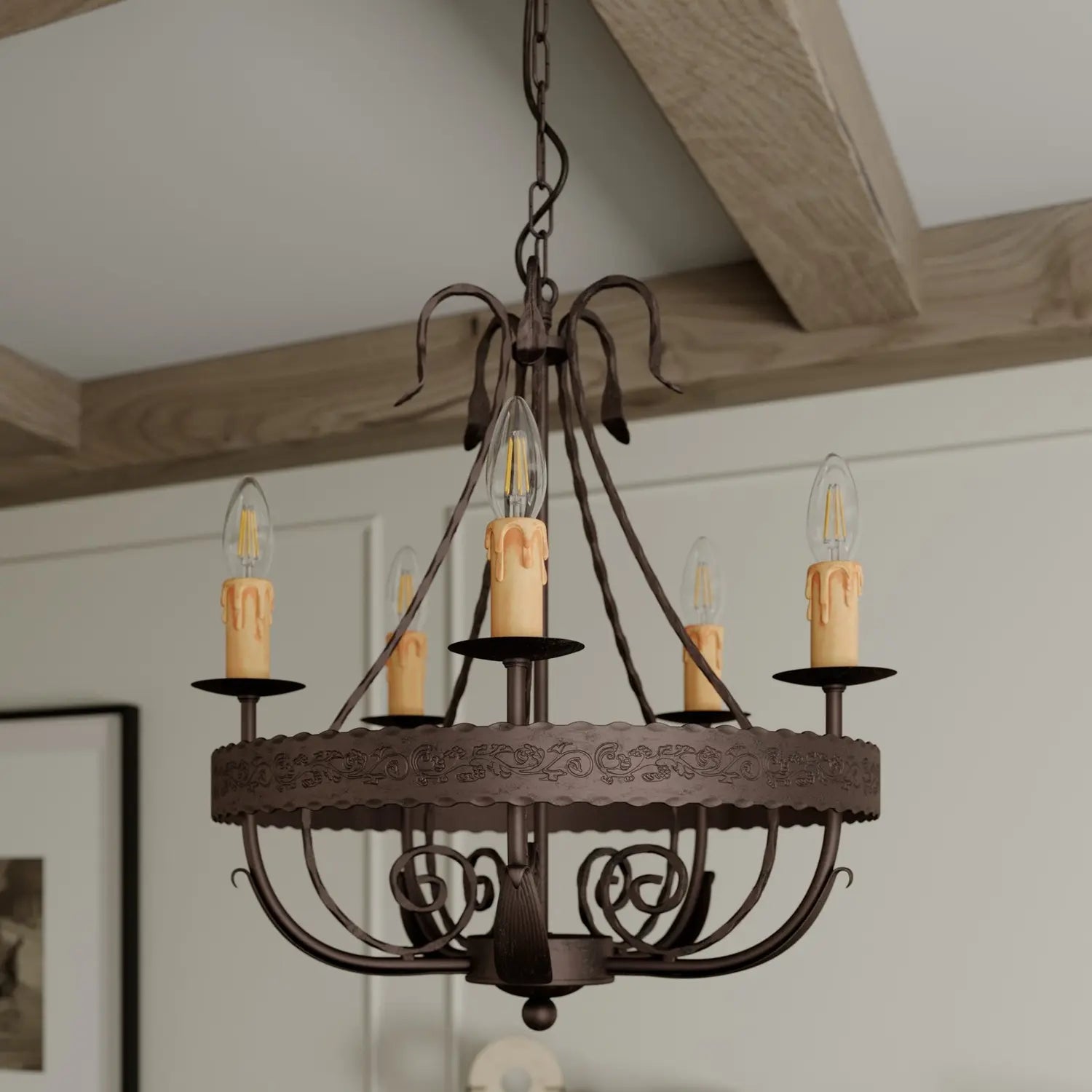 B-Ware Kronleuchter Loara 5 Flg Leuchte Kronlampe Deckenlampe Deckenleuchte Siehe Text - 5907812627461