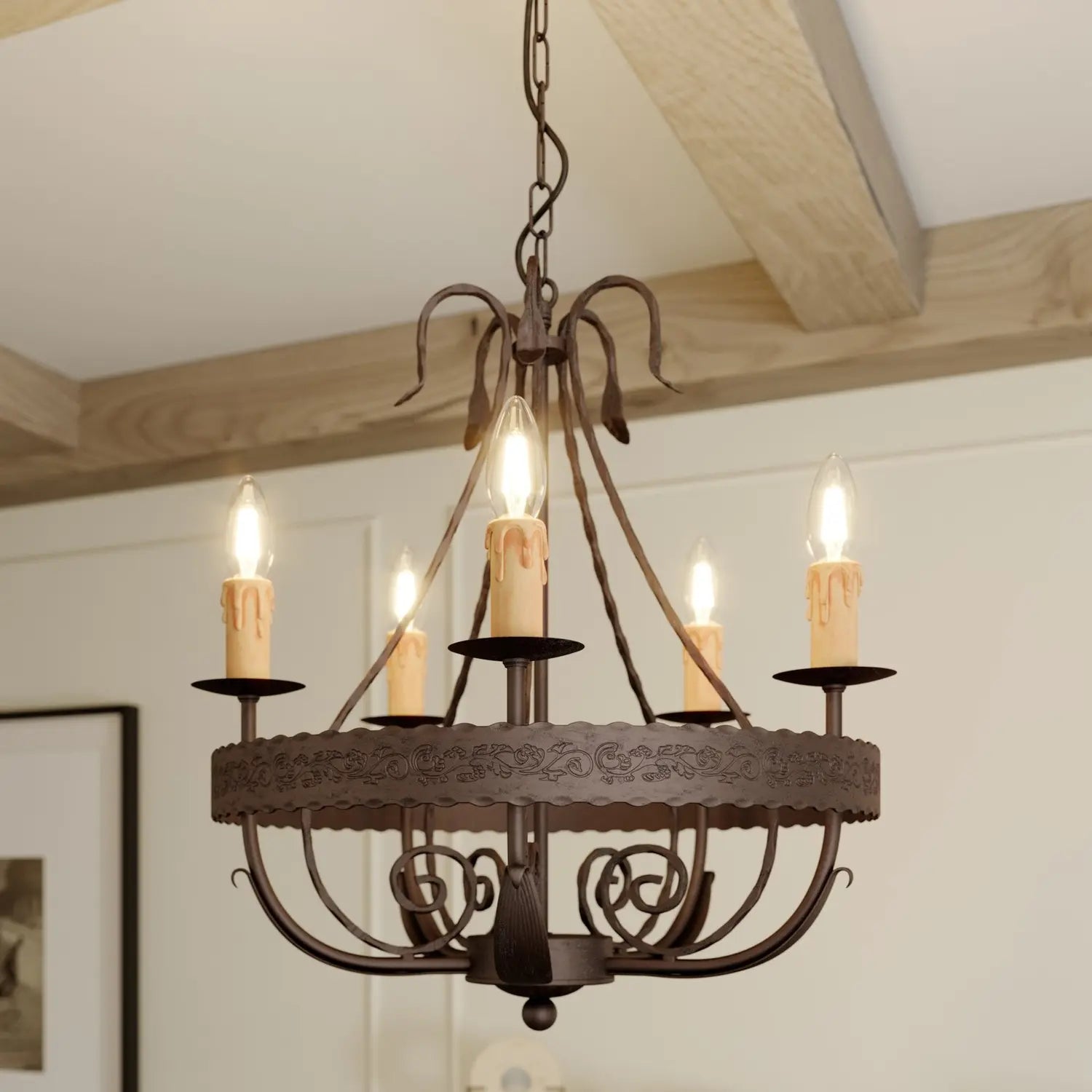 B-Ware Kronleuchter Loara 5 Flg Leuchte Kronlampe Deckenlampe Deckenleuchte Siehe Text - 5907812627461