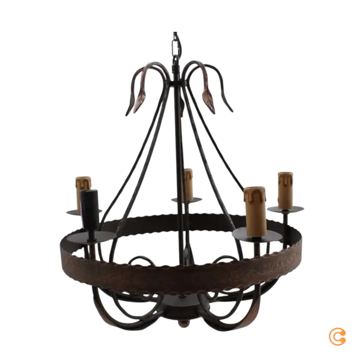 B-Ware Kronleuchter Loara Fünf Leuchte Lampe Kronlampe Deckenlampe Siehe Text/Foto - 5907812627461