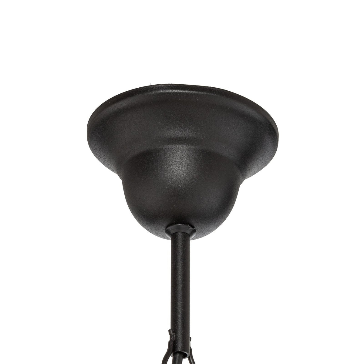 Kronleuchter Pendelleuchte Malbo Schwarz Metall 8 Flammig E14 Wohnzimmer LED - 5902349237572