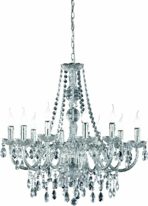 B-Ware Trio International Kronleuchter Deckenlampe Lampe E14 Perdita 10flammig Chrom